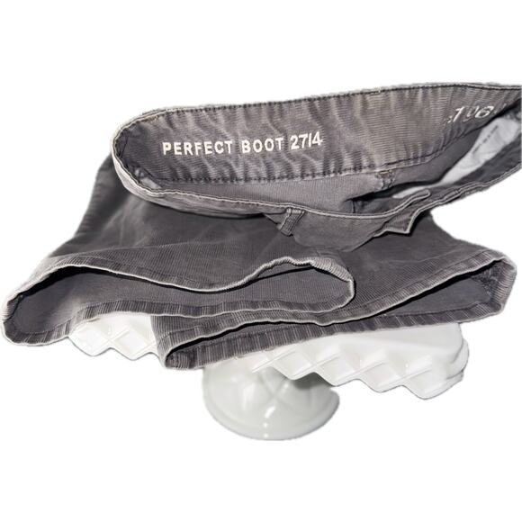 2010 Gap Perfect Boot 30x32 Straight Flare Leg Corduroy Pants Womens Stretch Y2K - Picture 5 of 9